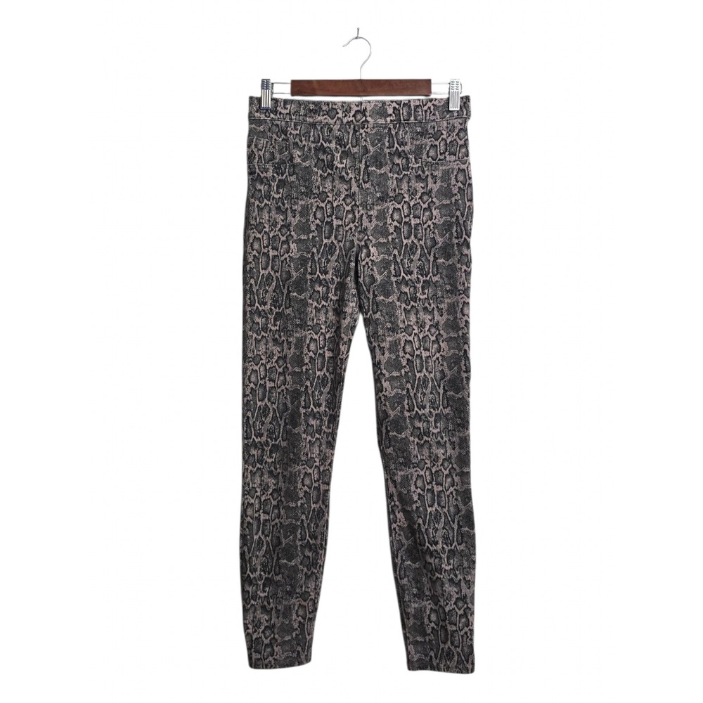 Spanx Jean-Ish Ankle Leggings in Taupe Snakeskin Sz M